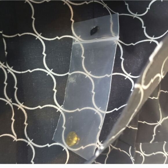 TALBOTS HABERDASHERY Trellis Print Wrinkle-Resistant Button Down Shirt 14 - Picture 6 of 9